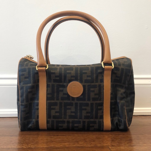 Fendi Handbags - FENDI Roma Italy 1925 brown bag